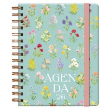AGENDA 2026 BOTANICAL ESPIRAL SEMANA VISTA 15 X 21 CM. BOUQUET DOHE 13265 - 26 (Espera 4 dias)